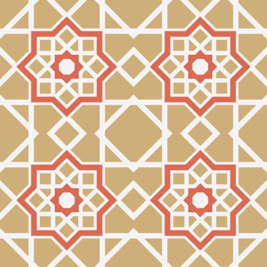 Vektör Asya Geometrik Deseni