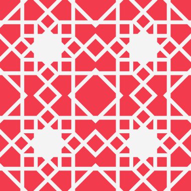 Vektör Asya Geometrik Deseni