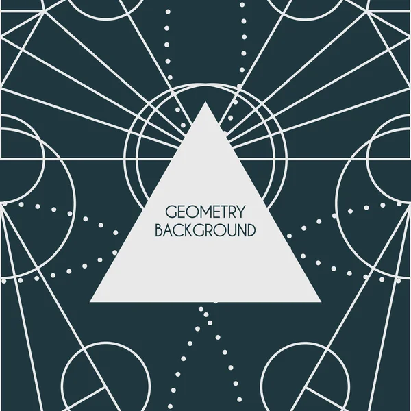 Fundo de Geometria Mágica do Vetor — Vetor de Stock