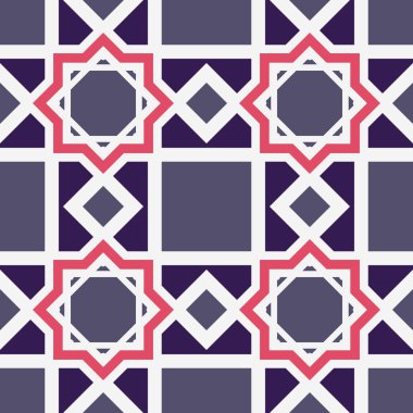 Vektör Asya Geometrik Deseni