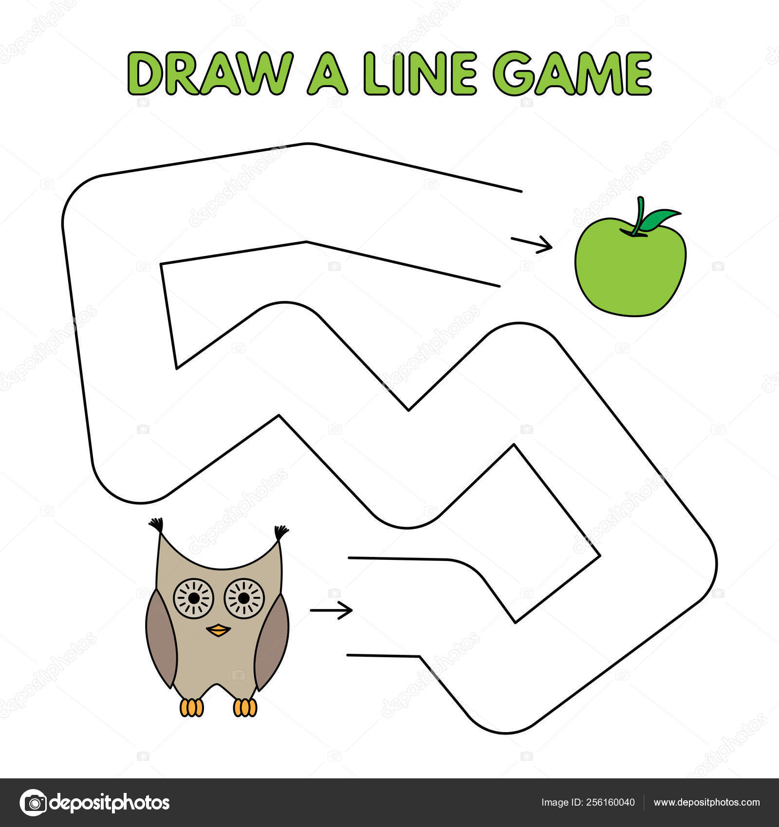 Educação jogos para crianças desenhar linhas de acordo com para a