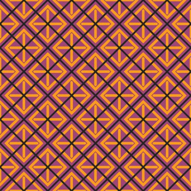 Vektör Asya Geometrik Deseni