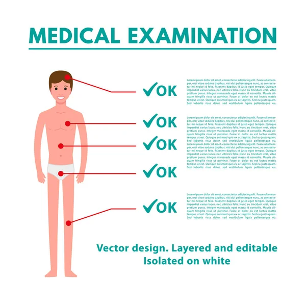 Medisch onderzoek Infographic — Stockvector