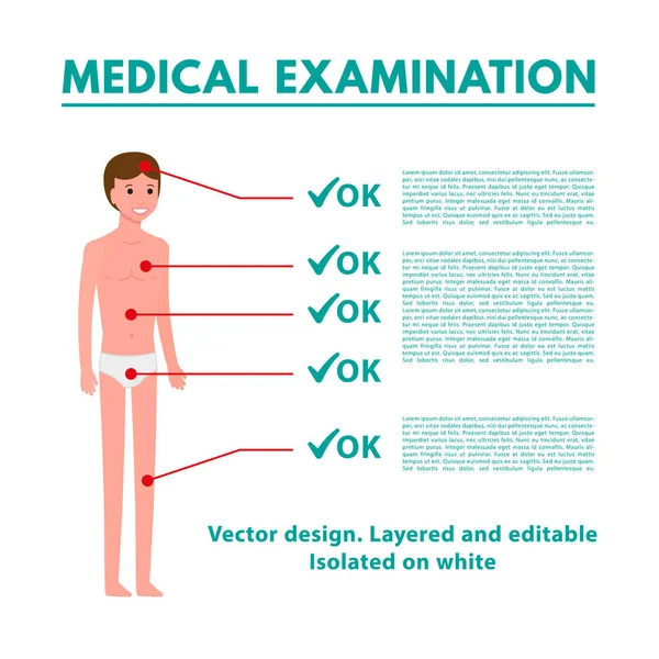 Medisch onderzoek Infographic — Stockvector