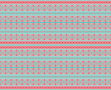 Vektör Kenarlığı Arapça Deseni