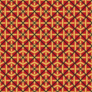 Vektör Asya Geometrik Deseni