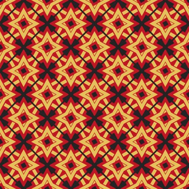 Vektör Asya Geometrik Deseni