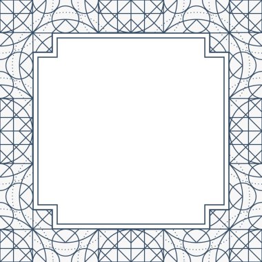 Çerçeveli Vektör Doğrusal Geometri Arka Planı