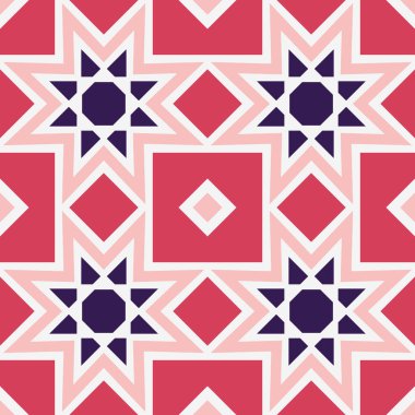 Vektör Asya Geometrik Deseni