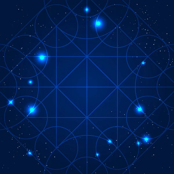 Vector Magic Geometrie Semn — Vector de stoc