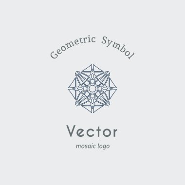 Vektör Asya Lineer Geometrik Sembol