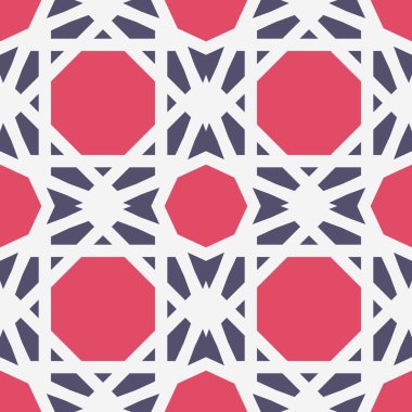 Vektör Asya Geometrik Deseni