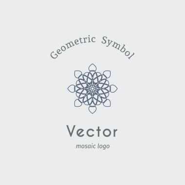 Vektör Asya Lineer Geometrik Sembol
