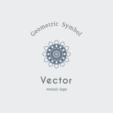 Vektör Asya Lineer Geometrik Sembol