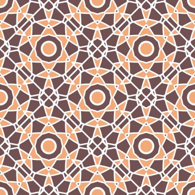 Vektör Asya Geometrik Deseni