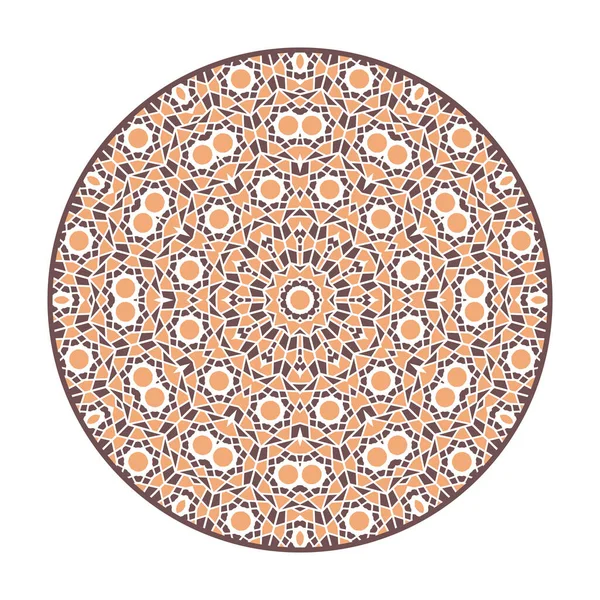 Vektor asiatisches geometrisches Mandala — Stockvektor