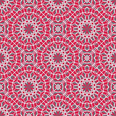 Vektör Asya Geometrik Deseni