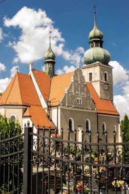 Goczalkowice Zdroj - 07 Ağustos. Kilise Saint georg Goczalkowice Zdroj, Polonya 07 Ağustos 2016