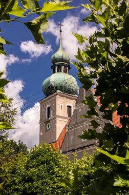 Goczalkowice Zdroj - 07 Ağustos. Kilise Saint georg Goczalkowice Zdroj, Polonya 07 Ağustos 2016
