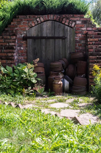 Une Entrée Dans Ancienne Cave — Photo