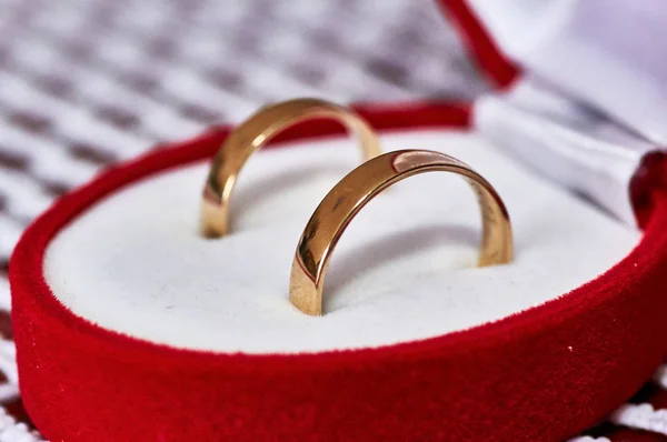 Anillo Bodas Oro Símbolo Del Matrimonio — Foto de Stock