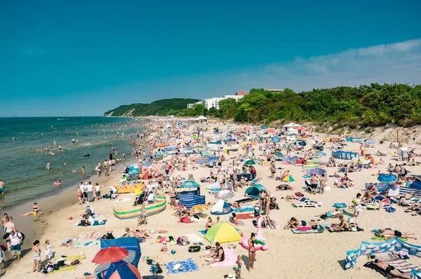 Playa de Miedzyzdroje — Foto de Stock