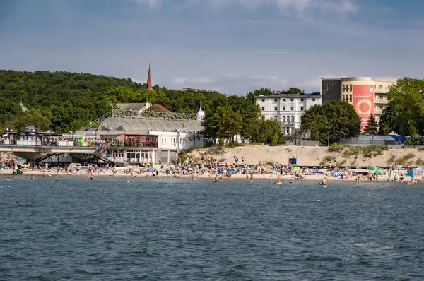 Spiaggia di Miedzyzdroje — Foto Stock