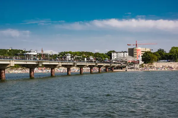 Muelle de Miedzyzdroje — Foto de Stock