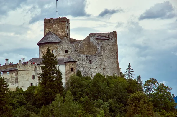 NIedzice castle — Stock Photo, Image