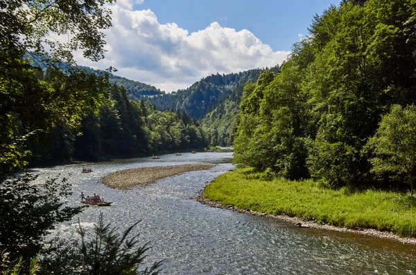 Rzeka Dunajec — Zdjęcie stockowe