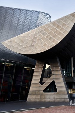 Manchester, Uk 2 Aralık 2019 Modern mimari Manchester