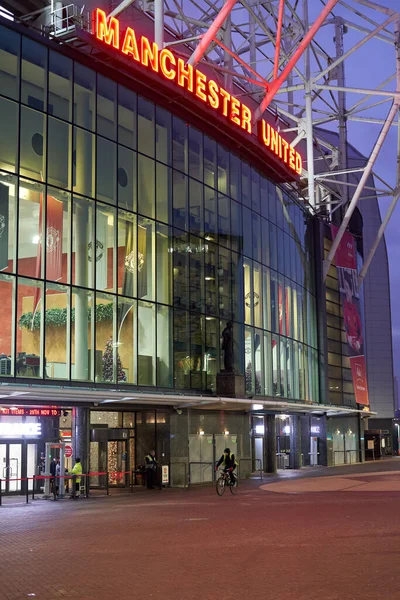 Manchester Royaume Uni Décembre 2019 Manchester United Stadium Evening — Photo