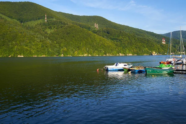 Lago Zywieckie Lago Montaña Sur Polonia —  Fotos de Stock