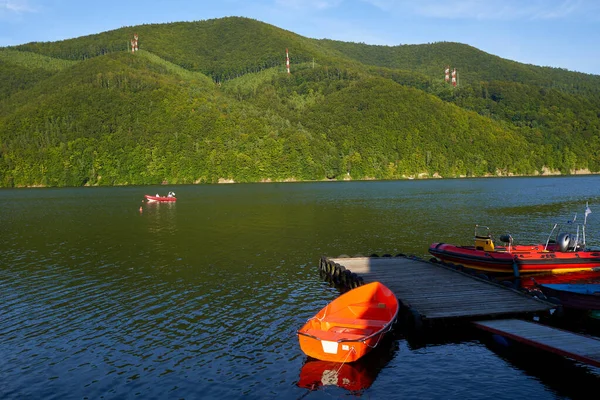 Lago Zywieckie Lago Montaña Sur Polonia —  Fotos de Stock