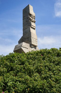 Westerplatte, Polonya 27 Temmuz 2020 Westeplatte 'in kahramanca savunmasının anısına