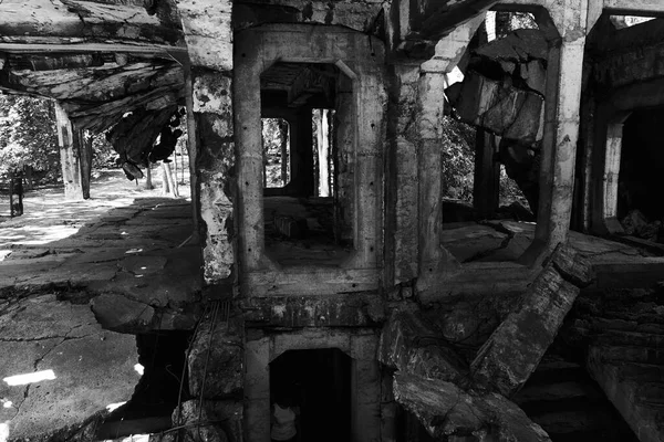 Westerplatte Poland July 2020 Ruins Bunker Westerplatte — Stock Photo, Image