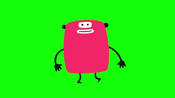Funny Animation Gif Character on Isolated Background. Flask Cartoon  Character. Stock Video - Video of graphic, movement: 192834965