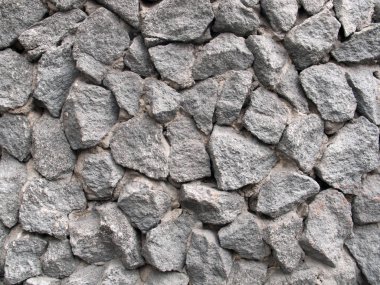 Gri granit, parçaları ile karşı karşıya duvar arka plan olarak kullanılabilir