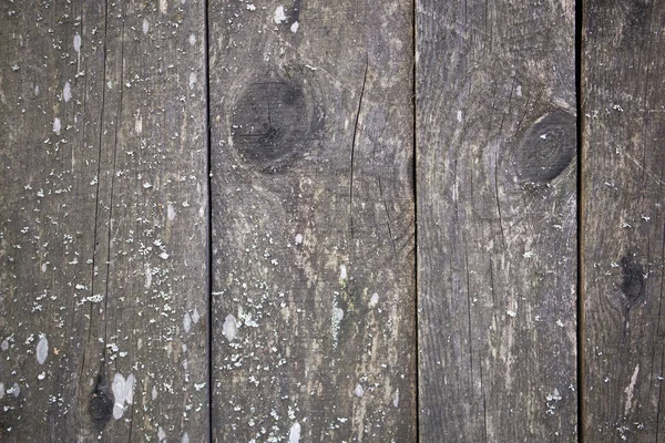 Staré Dřevěné Desky Nehoblované Šedý Povrch Suky Praskliny Které Mohou — Stock fotografie