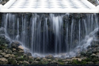 Peterhof, Rusya, gizemli grotto su perde ile 