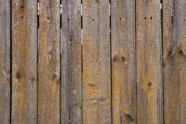 Fragment Staré Dřevěné Venkovské Plot Vázané Prkna Oloupané Barvy Rezavé — Stock fotografie