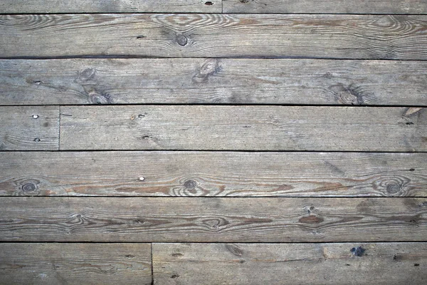 Staré Dřevěné Šedé Podlahy Suky Praskliny Které Mohou Být Použity — Stock fotografie