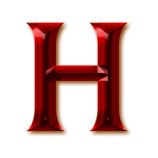Буква Стильного Рубинового Алфавита Блестящие Буквы Драгоценных Камней Цифры Знаки — стоковое фото