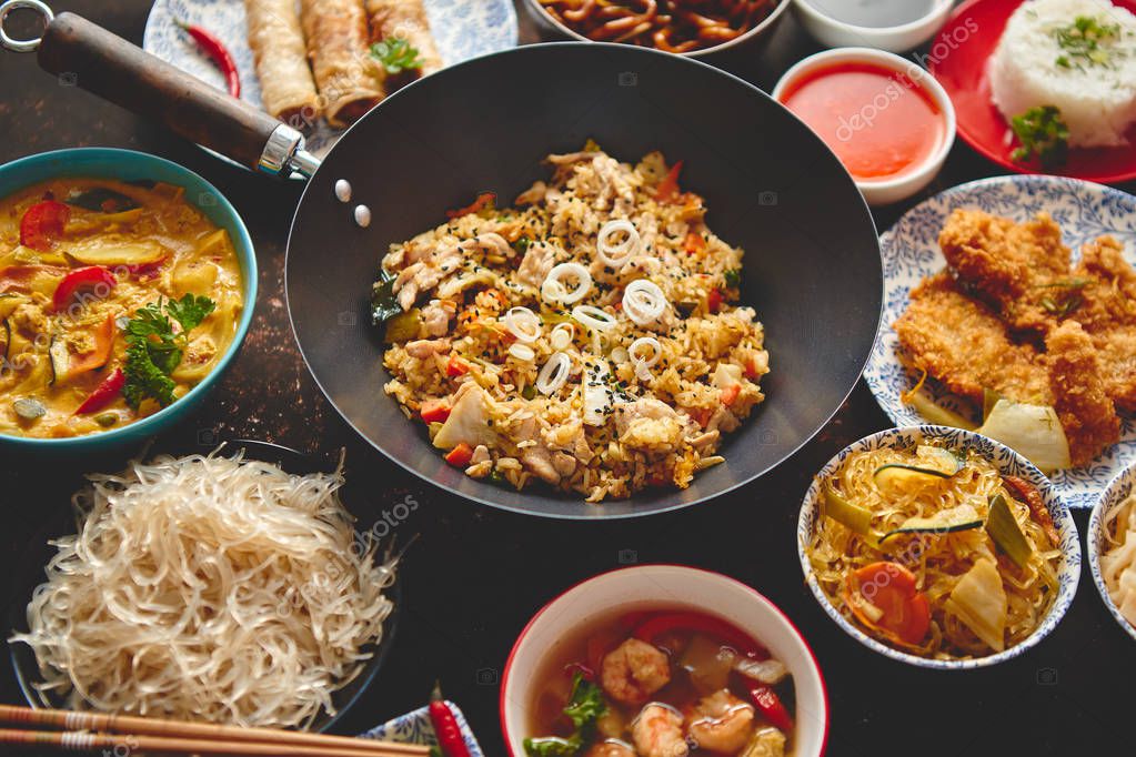 Asian chinese cultural food oriental