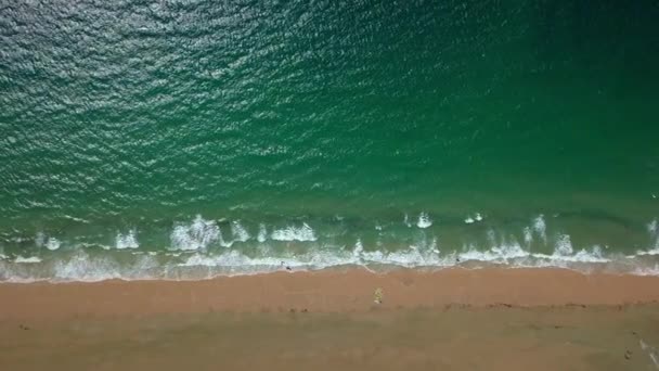 Fondo de olas y arena — Vídeos de Stock