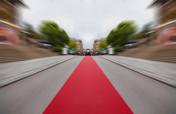 Classic Red Carpet Street — Stock Photo, Image