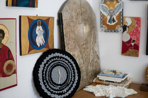 студенческие художественные работы на факультете искусств в UMCS, Люблин, 18 июля 2017 года
