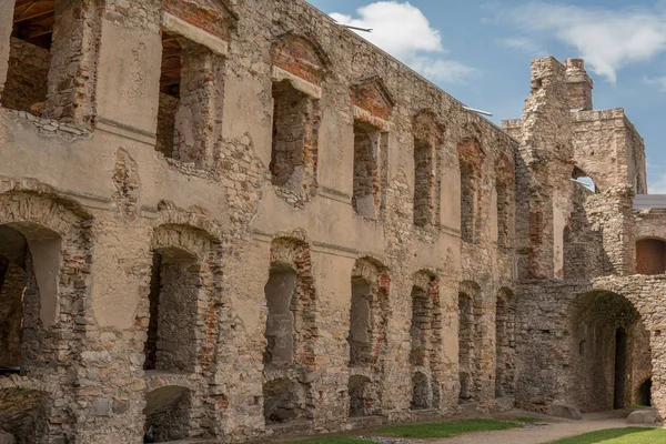 Agosto 2018 Pueblo Ujazd Polonia Ruinas Del Antiguo Castillo Polaco — Foto de Stock