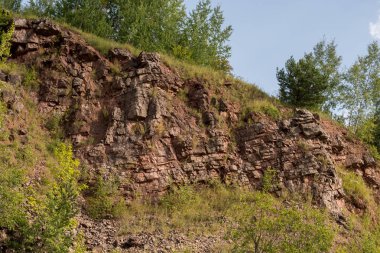 ayrıntı zachelmie ocağı içinde jeolojik yapıların içinde holly Polonya Dağları aşmak