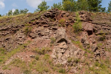 ayrıntı içinde eski kalker ocağı jeolojik yapıların holly zachelmie yılında Polonya Dağları aşmak